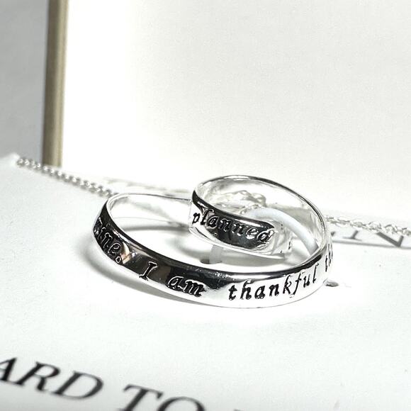 NIB Footnotes Sterling Silver 925 True Friend Necklace - Picture 2 of 5